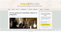 Desktop Screenshot of antoniomeridda.com